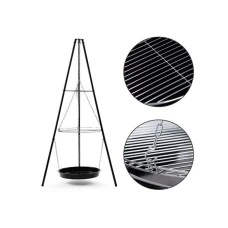 ModernHome Kamin za dvorište sa visećom rešetkom (19432) ModernHome Kamin za dvorište sa visećom rešetkom (19432)