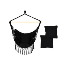 ModernHome Ljuljaška za terasu Rio crna (GW-918 BLACK)