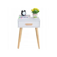 ModernHome Noćni stočić Deva Bela (WYJ-085 WHITE) ModernHome Noćni stočić Deva Bela (WYJ-085 WHITE)