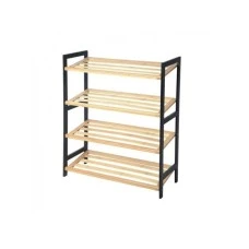ModernHome Polica za obuću 4 nivoa Bamboo ModernHome Polica za obuću 4 nivoa Bamboo