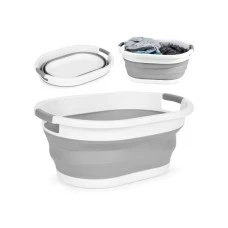 ModernHome Sklopiva silikonska korpa za veš od 20l (PJJFPB001) ModernHome Sklopiva silikonska korpa za veš od 20l (PJJFPB001)