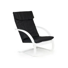 ModernHome Stolica za ljuljanje white/black ModernHome Stolica za ljuljanje white/black