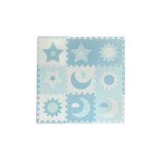 MoMi Podloga za bebe - Puzzle od pene Blue MoMi Podloga za bebe - Puzzle od pene Blue