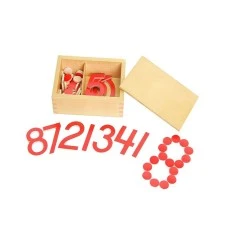 MONTESORI Matematičko upoređivanje brojevi i žetoni MONTESORI Matematičko upoređivanje brojevi i žetoni