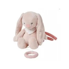 Nattou Mini muzička plišana igračka zeka Pomme Nattou Mini muzička plišana igračka zeka Pomme