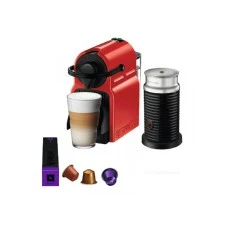 NESPRESSO Aparat za espresso kafu i za pravljenje pene od mleka Inissia Red i Aeroccino 3, A3NC40EURE-TX