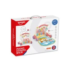 PERTINI 2u1 interaktivna guralica i teretanica pink