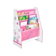 PERTINI Drvena polica za knjige - cveće