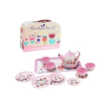 PERTINI Kofer čajanka set cveće 19 elemenata