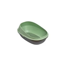 PETMAX Toalet za mačke otv. dupla baza zeleni PETMAX Toalet za mačke otv. dupla baza zeleni