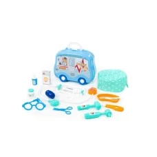 Polesie Doktorski set za decu 18 delova u koferu sa točkovima plavi Polesie Doktorski set za decu 18 delova u koferu sa točkovima plavi