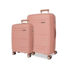 ROLL ROAD Komplet PP proširivih kofera 68cm i 55cm Universe powder pink