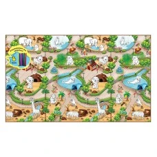 ROLLMATZ Podloga za igranje Zoološki vrt + 6 flomastera 200 x 120cm