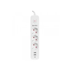 S-LINK Produžni kabal SPG03TC 3 utičnice 2XUSB 1X TIP-C beli 1.5M S-LINK, 37303 (18925)
