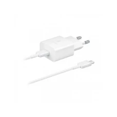 SAMSUNG Kućni punjač, USB-C 15W + TipC kabl, beli EP-T1510-XWE