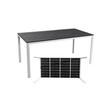 Savacoop Sto plastični imitacija drveta sivi