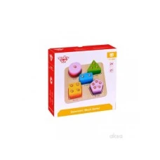 TOOKY TOY Geometrijska slagalica - 5 oblika TOOKY TOY Geometrijska slagalica - 5 oblika