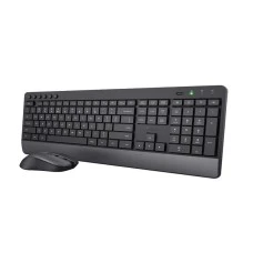 TRUST Bežični set TREZO, tastatura+miš, silent, US, crna (24529) TRUST Bežični set TREZO, tastatura+miš, silent, US, crna (24529)
