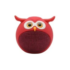 TWS Zvučnik bluetooth Sova crveni