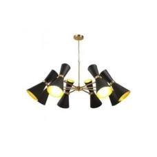 VESTA 230 LUSTER 8*E14 BLACK/GOLD