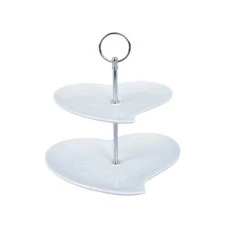 Vilde 122936 Porcelanski stalak za serviranje na dva nivoa Vilde 122936 Porcelanski stalak za serviranje na dva nivoa
