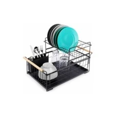 Vilde 229094 - Metalni oceđivač za sudove na 2 sprata 48 x 29 x 28,5 cm Vilde 229094 - Metalni oceđivač za sudove na 2 sprata 48 x 29 x 28,5 cm