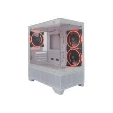 WHITE SHARK Torpedo White Kućište + 3 x Warp ventilatora WHITE SHARK Torpedo White Kućište + 3 x Warp ventilatora