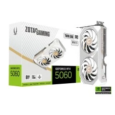 ZOTAC SVGA Zotac RTX 5060 Twin Edge OC 8GB GDDR7 White Edition, ZT-B50600Q-10M ZOTAC SVGA Zotac RTX 5060 Twin Edge OC 8GB GDDR7 White Edition, ZT-B50600Q-10M